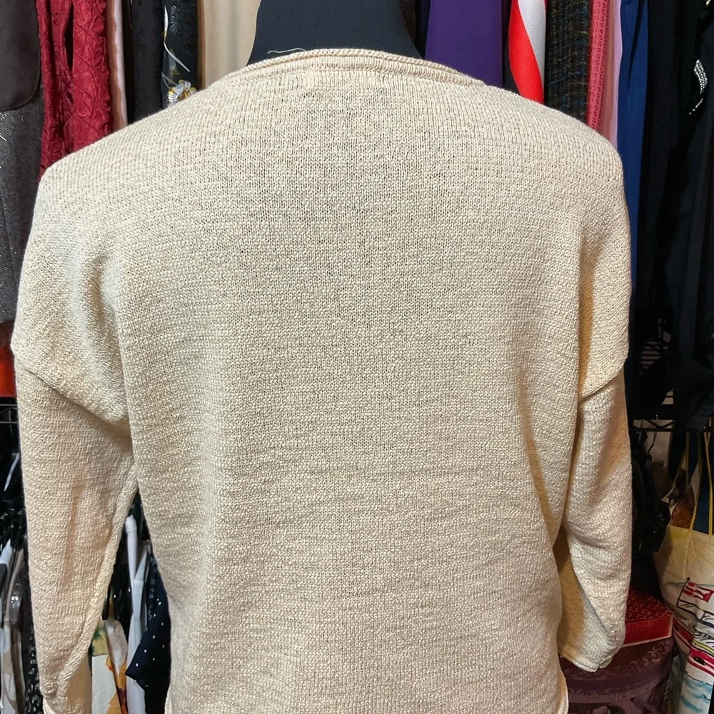 Mod Ref Wheat Colored Sweater - Picture 2 of 4